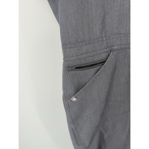 FIGS Rafaela Cargo Scrub Jumpsuit Womens Gray Technical Collection Jogger XXL - Picture 9 of 16